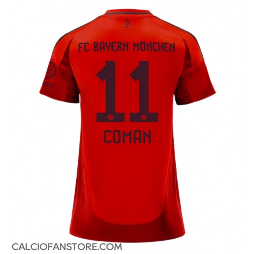 Maglia Calcio Bayern Munich Kingsley Coman #11 Prima Divisa Donna 2024-25 Manica Corta